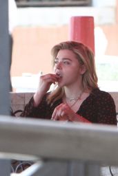 Chloe Moretz - On a Terrace by the Sea in Venice 08/30/2018
