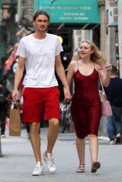 Dakota Fanning and Henry Frye in New York City 08/27/2018