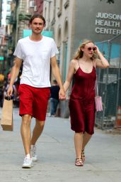 Dakota Fanning and Henry Frye in New York City 08/27/2018