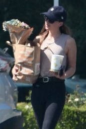 Dakota Johnson in Horseback Riding Clothes - Grocery Shopping in LA 08/17/2018