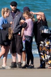 Emilia Fox - Filming Scenes For "Delicious" in Cornwall 08/08/2018