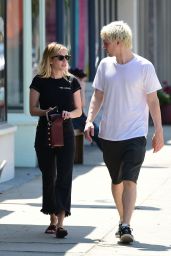Emma Roberts and Evan Peters Shopping in Los Angeles 08/04/2018