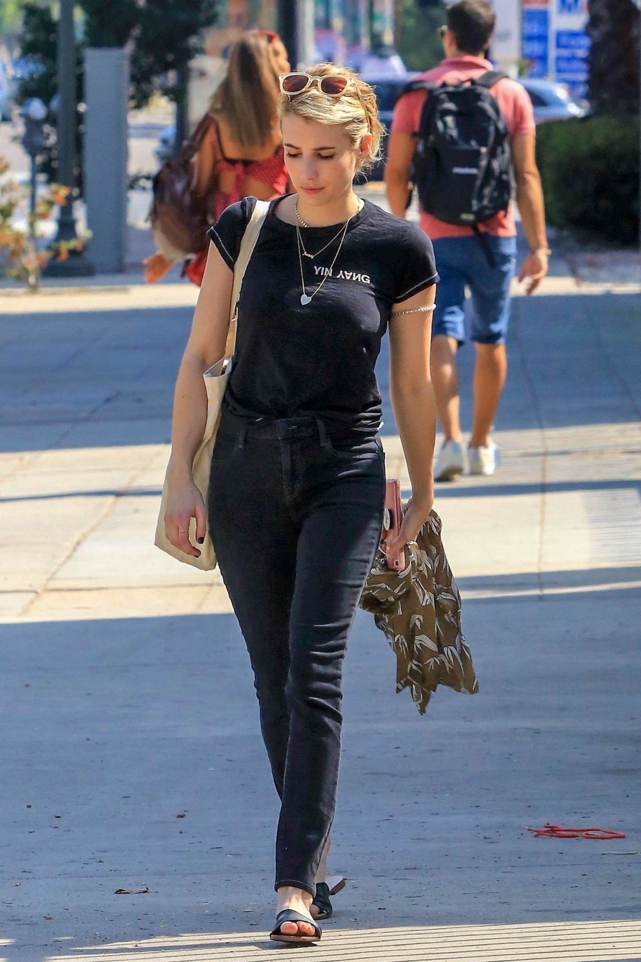 Emma Roberts - Heads for Lunch in West Hollywood 08/25/2018 • CelebMafia