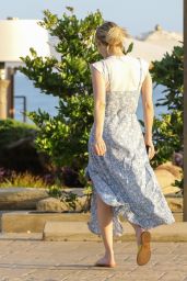 Emma Roberts in Floral Dress - Food Run at Nobu in Malibu 08/02/2018