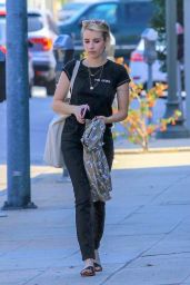 Emma Roberts Street Style - West Hollywood 08/25/2018