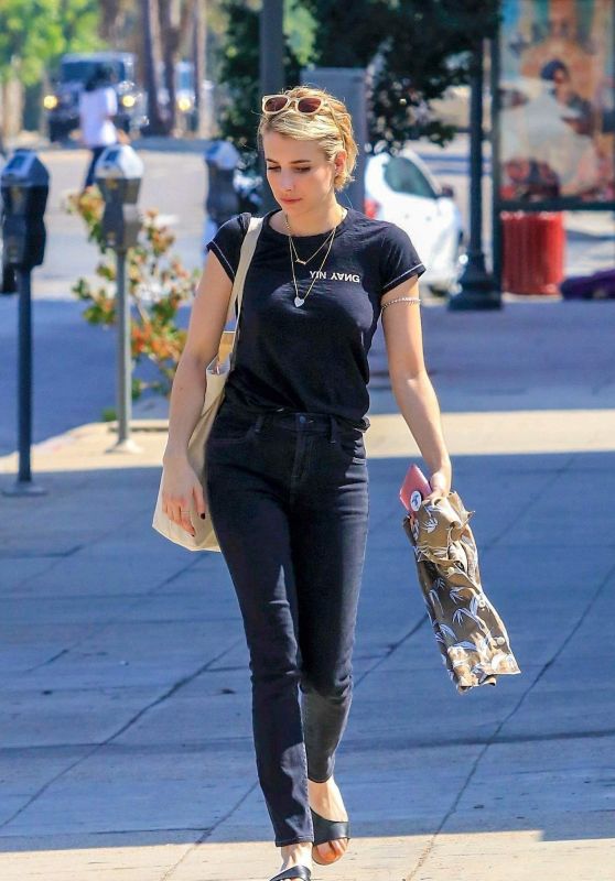 Emma Roberts Street Style - West Hollywood 08/25/2018