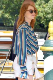 Emma Stone - Excelsior Hotel in Venice, Italy 08/29/2018