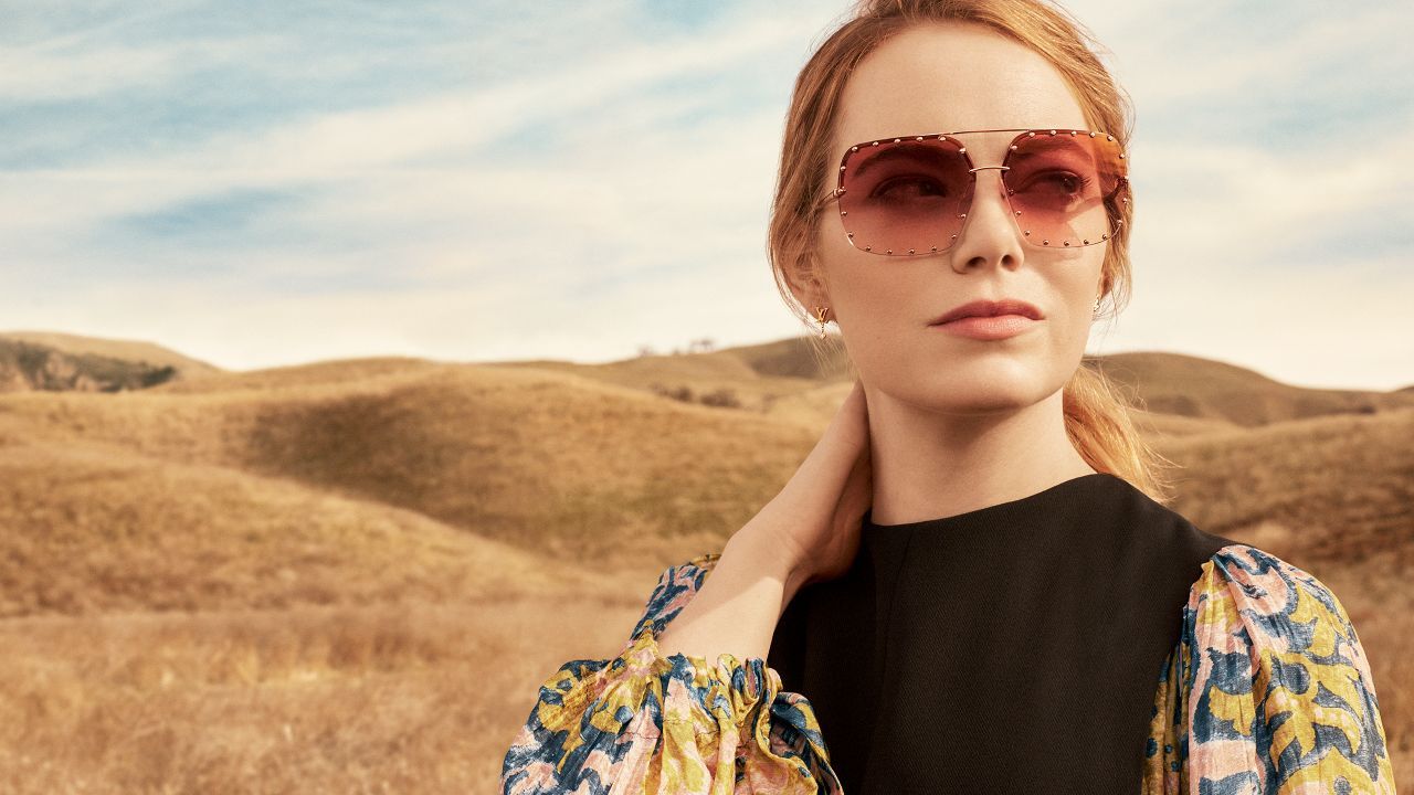 Celebrity Lifestyle - Emma Stone – Louis Vuitton 2020 Pre Fall
