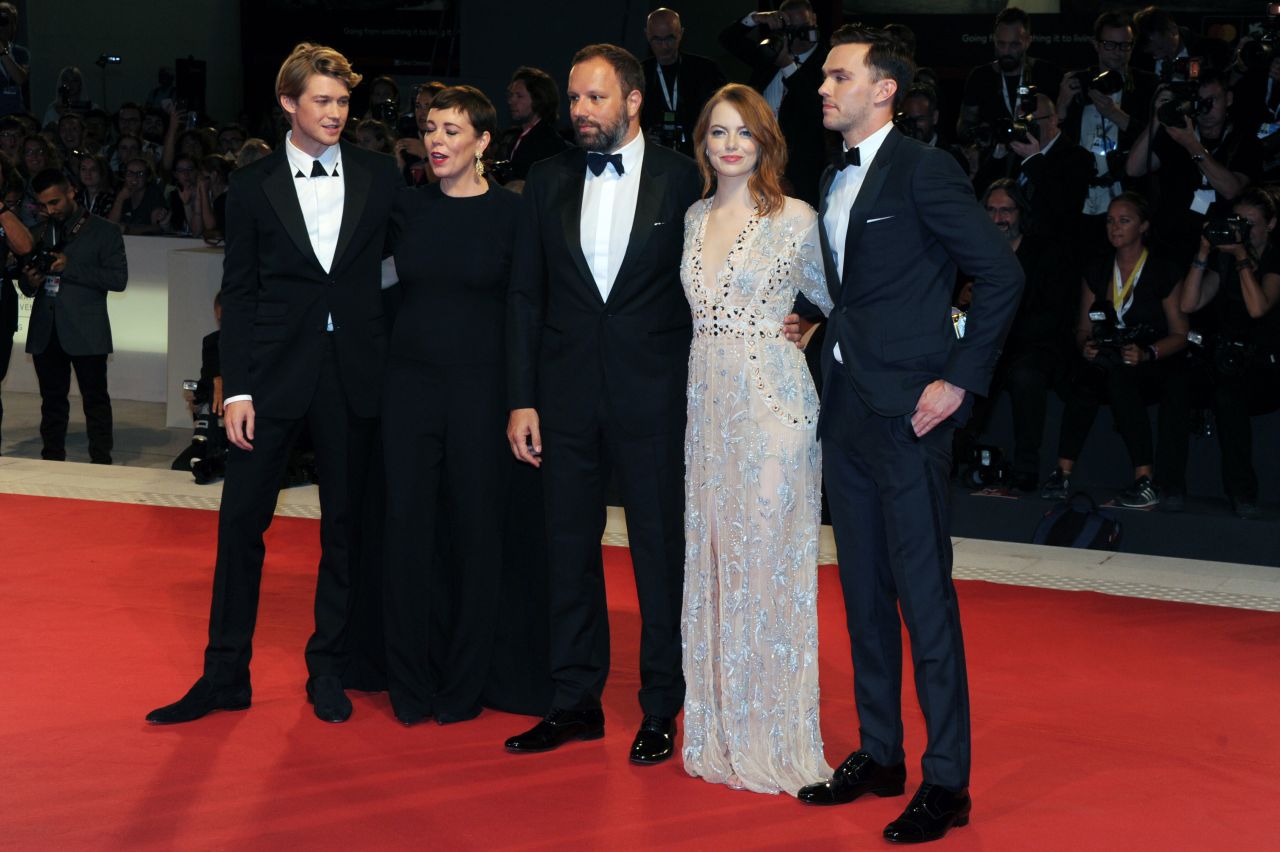 Emma Stone - "The Favourite" Red Carpet - 75th Venice Film Festival