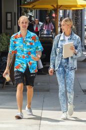 Hailey Baldwin and Justin Bieber - Out in West Hollywood 08/26/2018