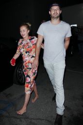 Hayden Panettiere Leaves Restaurant With Male Companion in Hollywood 08/02/2018