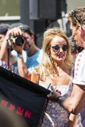 Hayley Roberts at the Gumball 3000 Rally in London 08/05/2018