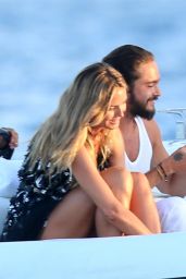 Heidi Klum and Tom Kaulitz on a Yacht in Sardinia 08/10/2018