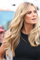 Heidi Klum – Simon Cowell Honored With a Star on the Hollywood Walk of Fame in LA 08/22/2018