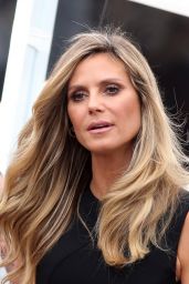 Heidi Klum – Simon Cowell Honored With a Star on the Hollywood Walk of Fame in LA 08/22/2018