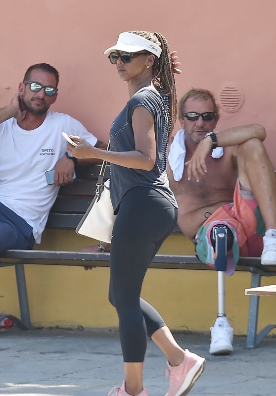 Holly Robinson Peete in Portofino 08/05/2018