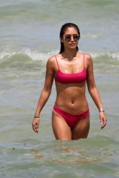 Jocelyn Chew in Bikini on the Beach in Miami 08/11/2018