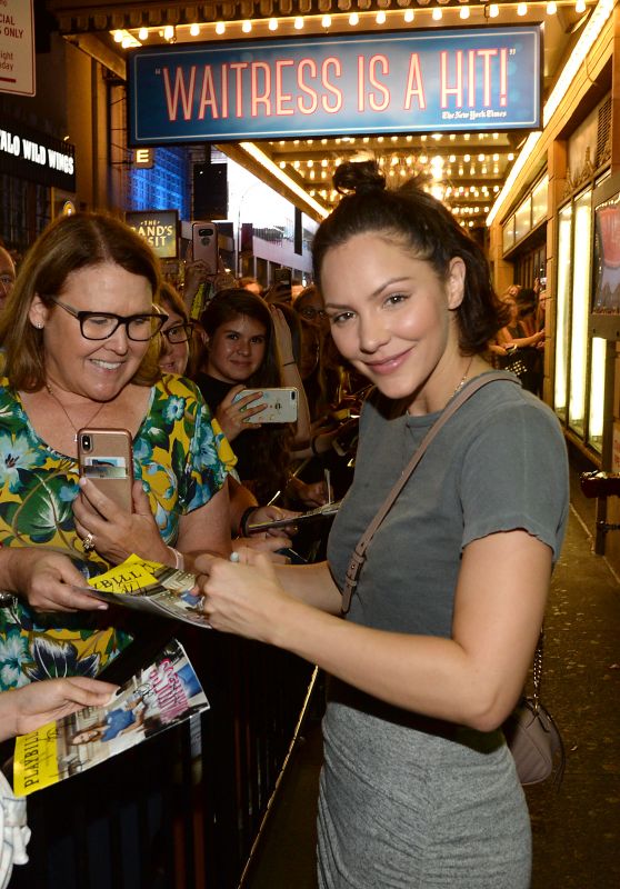Katharine McPhee - After Starring in the the Broadway Musical "Waitress" in NYC 08/18/2018