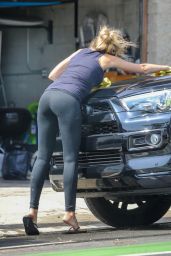 Kathryn Boyd - Washing Her Car in Los Angeles 08/17/2018