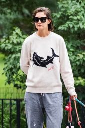 Katie Holmes - Walking Her Dogs in NYC 08/13/2018