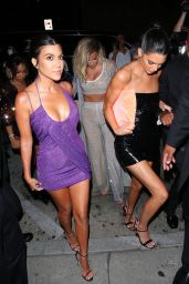 Khloe and Kourtney Kardashian and Kendall Jenner at Kylie Jenner