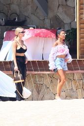 Kourtney Kardashian at a Pool Bar in Cabo San Lucas 08/25/2018