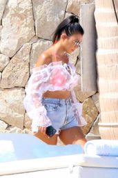 Kourtney Kardashian at a Pool Bar in Cabo San Lucas 08/25/2018