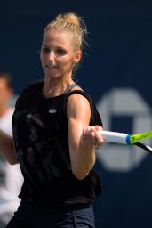 Kristyna Pliskova – Practices Ahead of the 2018 US Open in NYC