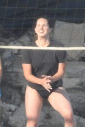 Lana Del Rey - Beach Volleyball Game in Malibu 08/26/2018