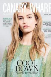 Lily James - Canary Wharf Magazine August 2018 Issue