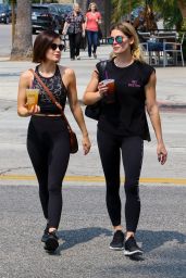 Lucy Hale and Ashley Greene - Leaving a Gym in Studio City 08/04/2018