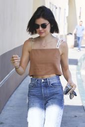 Lucy Hale at Starbucks in Los Angeles 08/22/2018