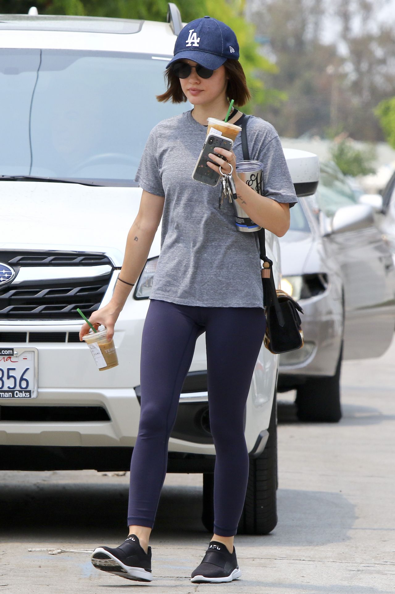 Lucy Hale - Heads to Her Boxing Class 08/09/2018 • CelebMafia