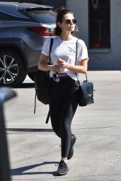 Lucy Hale - Leaving a Gym in Studio City 08/07/2018