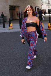 Mabel McVey - Exits BBC Live Lounge in London 08/03/2018