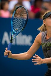 Maria Sharapova - Practices Ahead of the 2018 US Open in NYC 08/26/2018