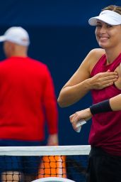 Maria Sharapova - Practices at the 2018 US Open in NYC 08/22/2018