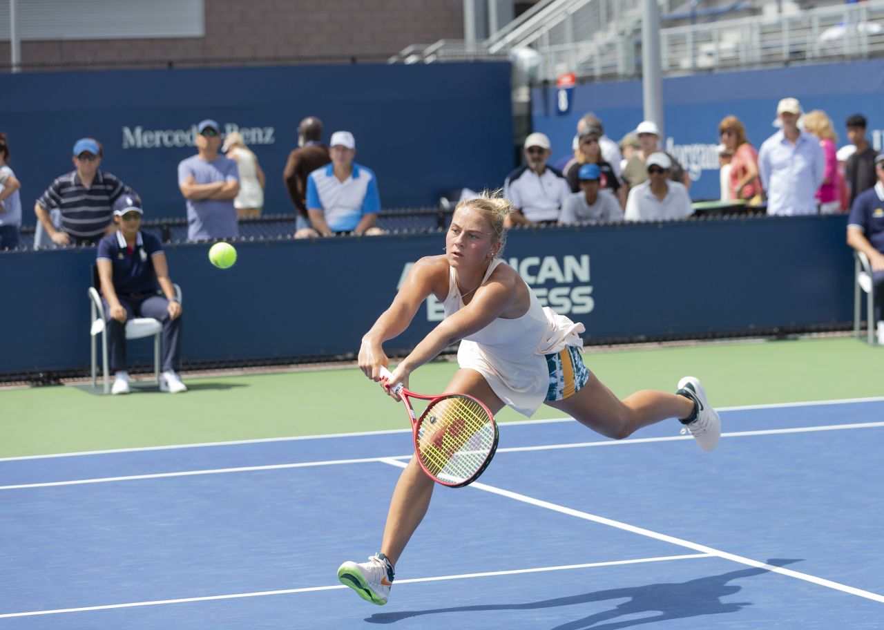 Marta Kostyuk 2018 Us Open Tennis Championship In New York Qualifying Day 1 • Celebmafia