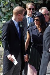 Meghan Markle and Prince Harry - Leaving Daisy Jenks and Charlie Van Straubenzee