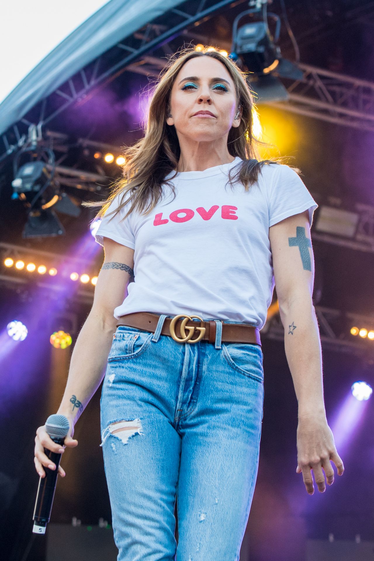 Melanie Chisholm Performs at Gay Pride 2018 on the Damsquare in