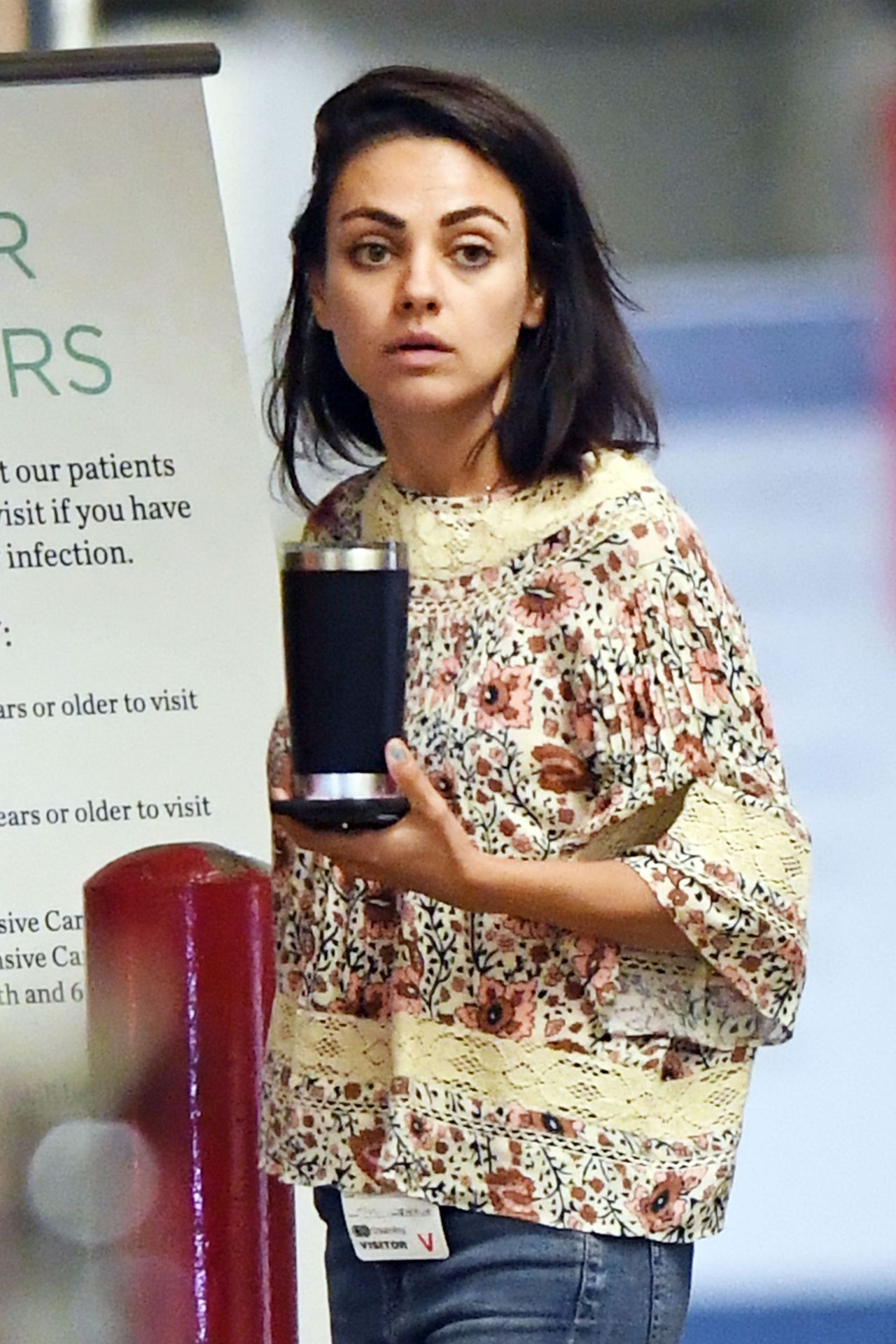 Mila Kunis - Leaving an LA Area Hospital in Beverly Hills 08/29/2018