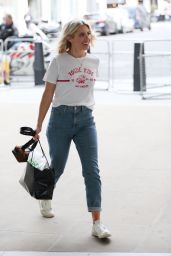 Mollie King at the BBC Radio 1 in London 08/17/2018