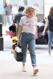 Mollie King at the BBC Radio 1 in London 08/17/2018