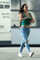 Natalie Martinez in Ripped Jeans - Beverly Hills 08/16/2018
