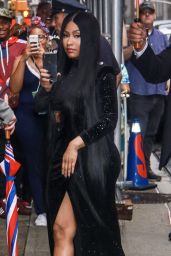 Nicki Minaj - Arrives at The Late Show with Stephen Colbert in NYC 08/13/2018