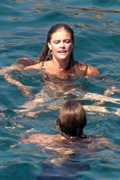 Nina Agdal in Bikini in Capri 07/31/2018