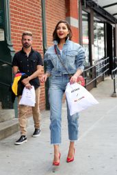 Olivia Culpo - Shops the AWAYTOMARS x Froot Loops Capsule Collection in NYC