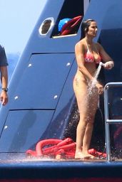 Padma Lakshmi in a Little Bikini on Holiday in Capri 08/01/2018