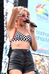 Pixie Lott Performs at Brighton Pride Preston Park in Brighton 08/04/2018