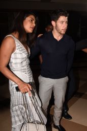 Priyanka Chopra and Nick Jonas at the JW Marriott in Mumbai 08/17/2018